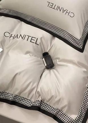 Постільна білизна євро розміру chanitel гіпоалергенна - беж