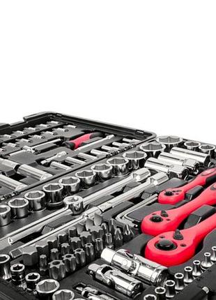 Набор инструмента 1/2",1/4",3/8" 151 шт с битами profi тайвань intertool 3