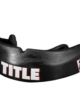 Капа title boxing max braces mouthguard 2.0 под брекеты, взрослая (вик 11+) черная, для зала, для бокса, для смешанных единоборств