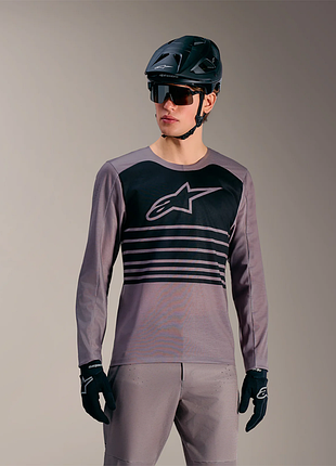 Джерсі alpinestars a-dura elite ls jersey 2.0 сірий, тип товару велосипедне джерсі, виробник alpinestars, артикул 1761226-11-m