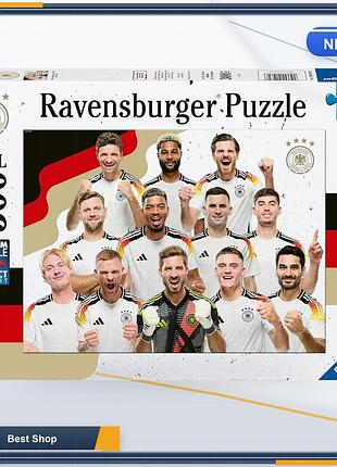 Пазл картинка ravensburger национальная сборная германии по футболу dfb 300 деталей xxl 49x36 см для детей 9+