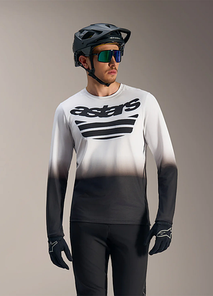 Джерси alpinestars a-dura astars ls jersey 2.0 оранжевый/черный, l, тип товара велосипедное джерси, артикул 1760926-41-l, размер l