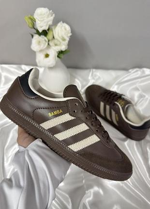 Adidas samba brown 4