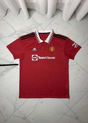 Офіційна домашня футболка manchester united x adidas 2022/23 (home jersey)