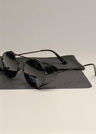 🕶️🕶️ солнцезащитные очки с поляризацией и раздвижными шорами в стиле стимпанк 🕶️🕶️