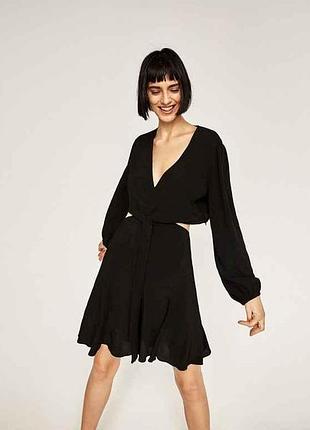 Платье женское р.xs (укр.40/42) черное 2731259800 тм zara