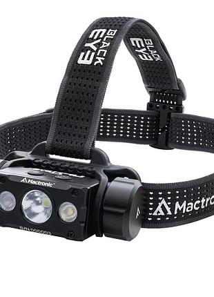 Ліхтар налобний mactronic чорний eye h40 (4000 lm) cool білий/червоний led rechargeable type-c (thl0061), для туризму, для походів