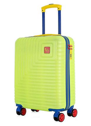 Чемодан semi line 20" (s) lemon (t5939-1), для самолета, поезда и автобуса, для командировок и отпуска, для перевозки личных вещей