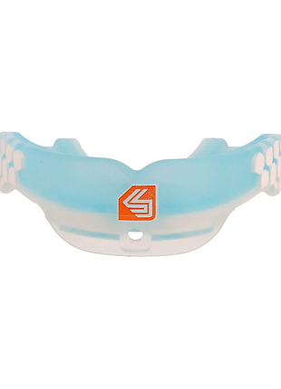 Капа shock doctor gel max power carbon доросла (вік 11+) trans синя (art. 6954-tb-ad), для захисту зубів і щелепи, для кікбоксингу