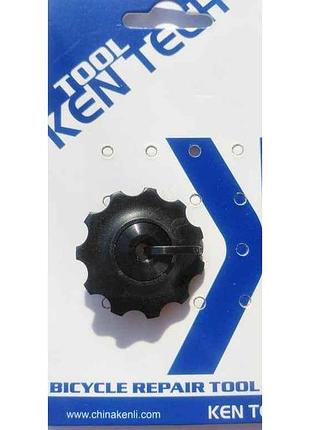 Ролик 11t kenli kl-4012а для зад. перекл. пластик. черный тм kenli