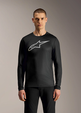 Джерси alpinestars a-dura ride ls jersey черный, m, категория веломайки, джерси, производитель alpinestars, цвет черный, размер m