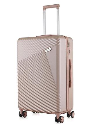 Чемодан semi line 24" (m) rose (t5758-3), для перевозки багажа и личных вещей, для командировок и отпуска, для багажного отделения