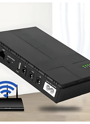 Джерело безперебійного живлення для роутера dc ups dc1018p 18w 10400mah