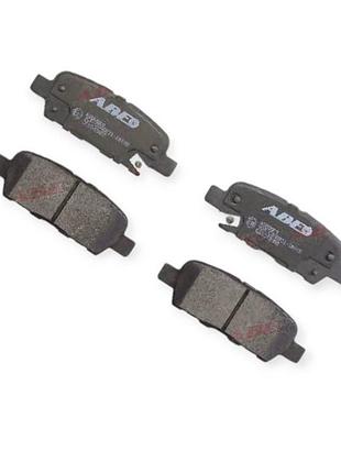 Колодки гальмівні nissan rogue, juke, qashqai, x-trail (t31), infiniti ex, fx, g, q50 задні abe
