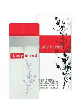 Туалетна вода lady in red 100 мл тм аромат