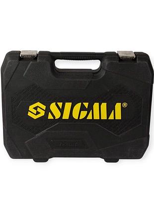 Набор инструмента 1/2",1/4" 72 шт с битами sigma 5