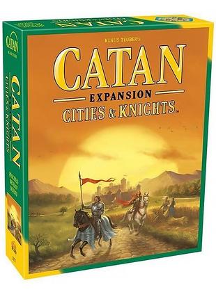 Настольная игра катан города и рыцари - дополнение + правила на украинском / catan cities & knights
