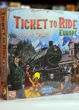 Квиток на поїзд: європа / ticket to ride: europe / квиток на потяг: європа