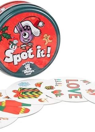 Настільна гра spot it! dobble - різдвяна / holidays 2