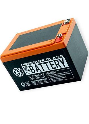 Аккумулятор 12v 12а (150x100x100) тяговый agm vland 6-dzm-12