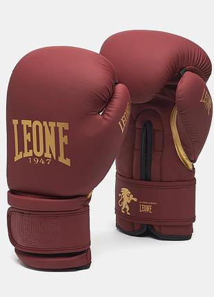Боксерские перчатки leone gn059x bordeaux ed 12 унций, для бокса и единоборств, для тренировок и спаррингов, для боксерской секции