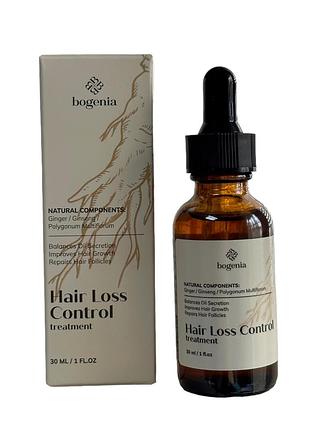 Лікувальна сироватка проти випадіння волосся 30 мл hair loss control treatment bogenia bg415 №003