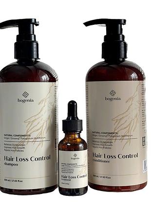 Набір проти випадіння волосся hair loss control bogenia