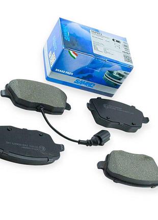 Колодки тормозные volkswagen polo (2010-), skoda fabia, roomster (1999-) передние samko