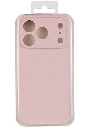 Чехол silk full camera protective (aa) no logo для apple iphone 17 pro max / 18 pro max (6.9") розовый / chalk pink 6