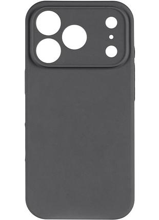 Чехол silk full camera protective (aa) no logo для apple iphone 17 pro max / 18 pro max (6.9") серый / dark gray 2
