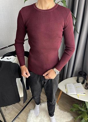 Кофта рубчик бордо xxl (xl) 6