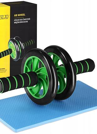 Ролик (гімнастичне колесо) для преса 4fizjo ab wheel black/green (p-5907222931523)