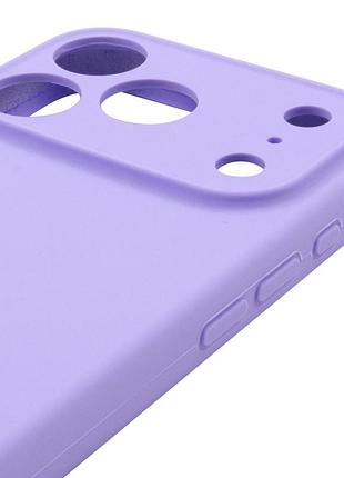 Чехол silk full camera protective (aa) no logo для apple iphone 17 pro max / 18 pro max (6.9") сиреневый / dasheen 4