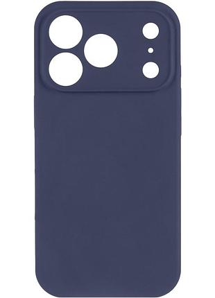 Чехол silk full camera protective (aa) no logo для apple iphone 17 pro max / 18 pro max (6.9") темно-синий / midnight blue 2