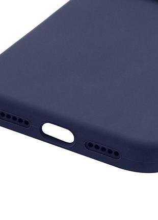 Чехол silk full camera protective (aa) no logo для apple iphone 17 pro max / 18 pro max (6.9") темно-синий / midnight blue 5