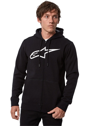 Реглан alpinestars ageless zip hoodie v3 черный/белый, l, материал высокого качества 80% coton / 20% полиэстер, цвет черный-белый