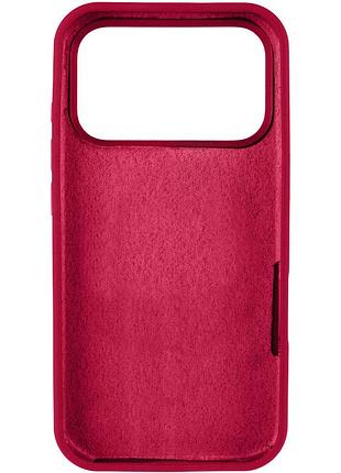 Чехол silk full protective (aa) no logo для apple iphone 17 pro / 18 pro (6.3") бордовый / maroon 3