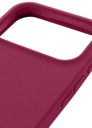 Чехол silk full protective (aa) no logo для apple iphone 17 pro / 18 pro (6.3") бордовый / maroon 4