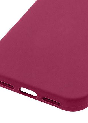 Чехол silk full protective (aa) no logo для apple iphone 17 pro / 18 pro (6.3") бордовый / maroon 5