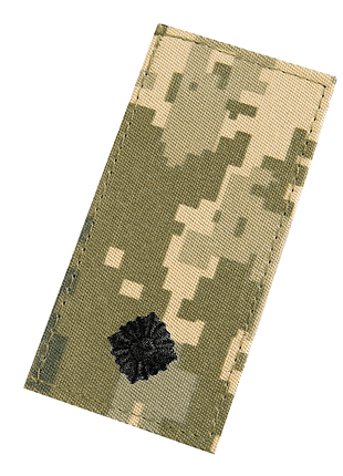 Погон/липучка camotec зсу молодший лейтенант (хорунжий)