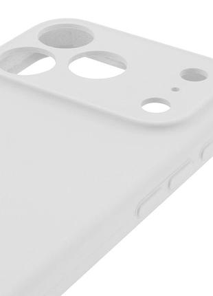 Чохол silk full camera protective (aa) no logo для apple iphone 17 pro max / 18 pro max (6.9") білий / white 4