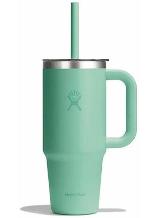 Термочашка hydro flask 700 ml travel tumbler clear lid