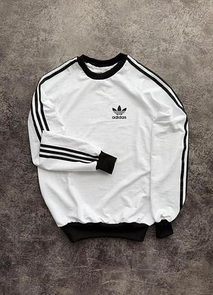Свитшот белый adidas l 2