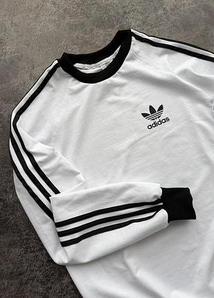 Свитшот белый adidas l 3