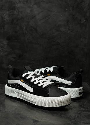 Vans old skool mte-1 gore-tex black white 2