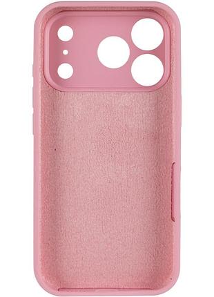 Чохол silk full camera protective (aa) no logo для apple iphone 17 pro / 18 pro (6.3") рожевий / light pink 3