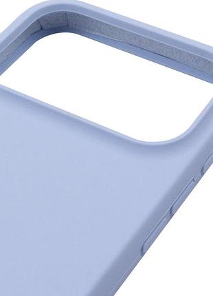 Чехол silk full protective (aa) no logo для apple iphone 17 pro / 18 pro (6.3") голубой / lilac blue 4