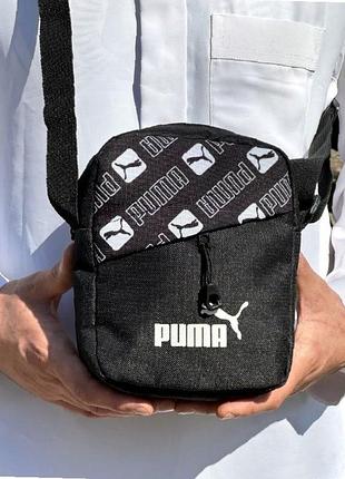 Чоловіча барсетка puma з oxford 1000d, компактна сумка через плече