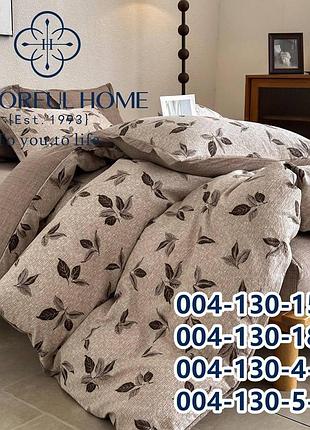 Комплект натуральной постели colourfull home вареный хлопок двуспальный