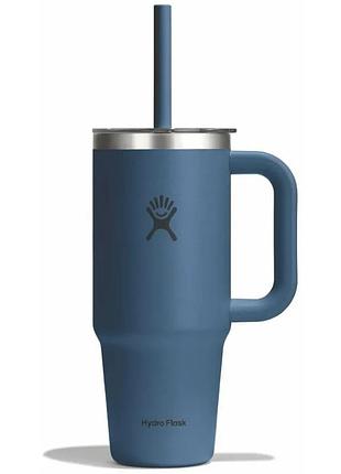 Термочашка hydro flask 700 ml travel tumbler clear lid